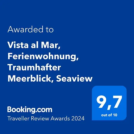 Vista Al Mar, Ferienwohnung, Traumhafter Meerblick, Seaview *